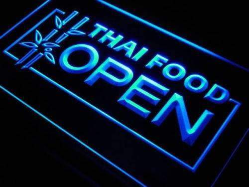 Thai Restaurant Food Open LED Neon Light Sign - Way Up Gifts