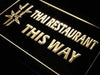 Thai Restaurant This Way LED Neon Light Sign - Way Up Gifts