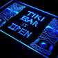 Tiki Bar is Open LED Neon Light Sign - Way Up Gifts