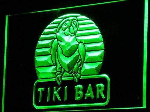 Tiki Bar Parrot II LED Neon Light Sign - Way Up Gifts