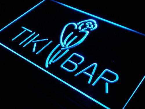 Tiki Bar Parrot LED Neon Light Sign - Way Up Gifts