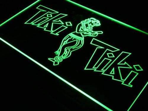 Tiki Tiki Bar Hula Dancer LED Neon Light Sign - Way Up Gifts