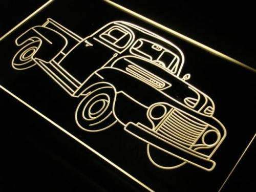 Vintage Truck Collection LED Neon Light Sign - Way Up Gifts