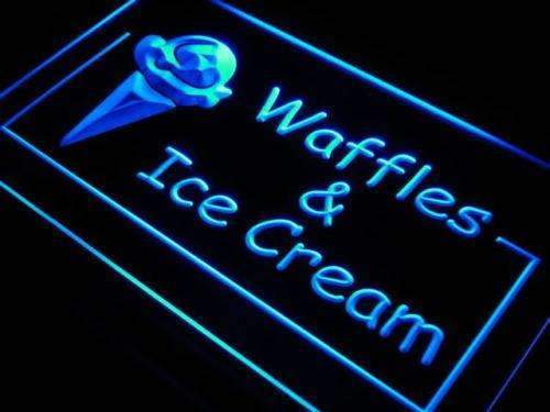 Waffles Ice Cream LED Neon Light Sign - Way Up Gifts