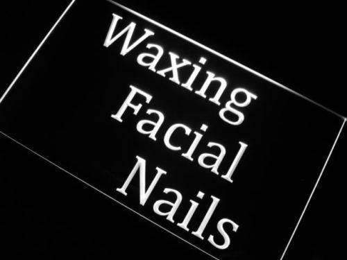 Waxing Facial Nails LED Neon Light Sign - Way Up Gifts