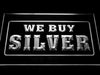 We Buy Silver LED Neon Light Sign - Way Up Gifts
