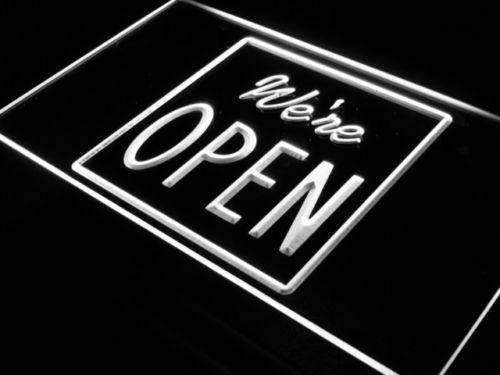 We're Open LED Neon Light Sign - Way Up Gifts