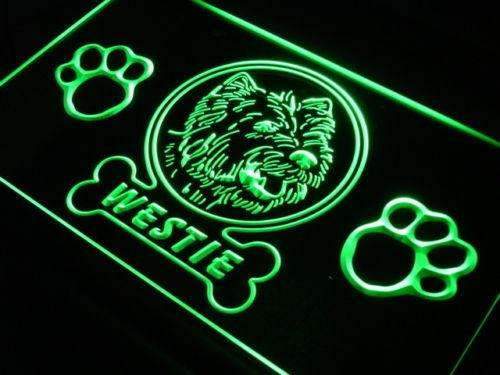 West Highland White Terrier Westie LED Neon Light Sign - Way Up Gifts