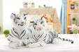 Big Stuffed Animal White Tiger Plush Toy - Way Up Gifts