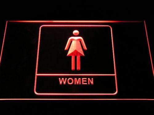 Women Washroom Restroom LED Neon Light Sign - Way Up Gifts