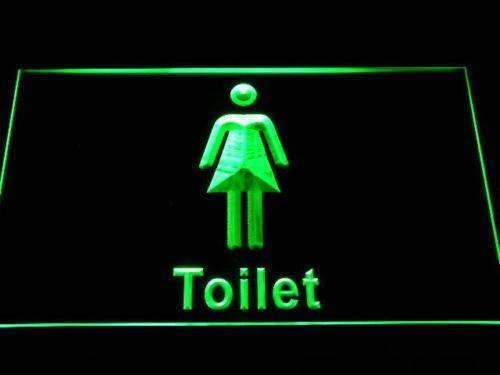 Women's Toilet Restroom LED Neon Light Sign - Way Up Gifts
