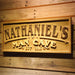 Personalized Man Cave Stars Custom Wood Sign 3D Engraved Wall Plaque - Way Up Gifts
