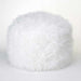 White Floor Pouf Ottoman - Way Up Gifts